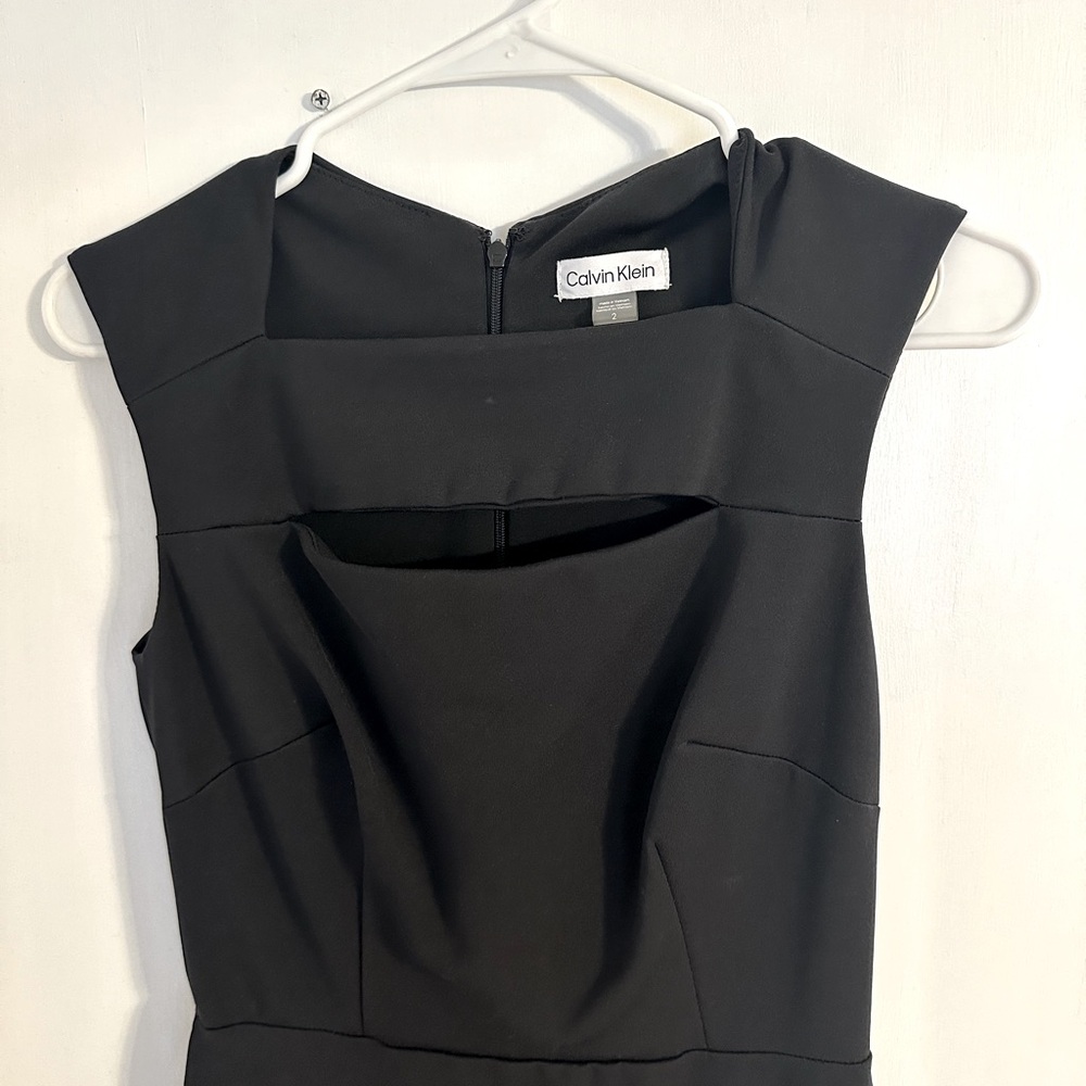 Black Midi Dress - Picture 2 of 3